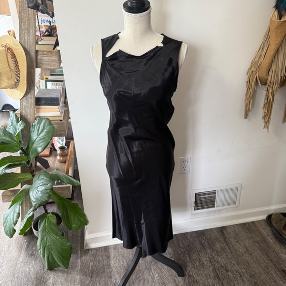 Ann Demeulemeester Cowl Neck Midi Length Dress 40 - Picture 3 of 7